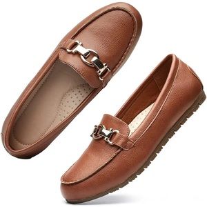 Loafers for Women Moccasins Penny Slip On Comfort Size 8